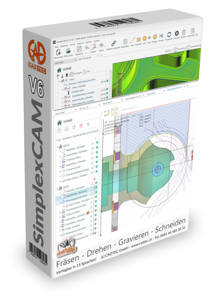 SimplexCAM v6 Produktbox